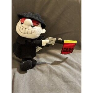 VTG 1999 Rocky & Bullwinkle Boris Badenov Plush Doll By Stuffins 7” Cartoon